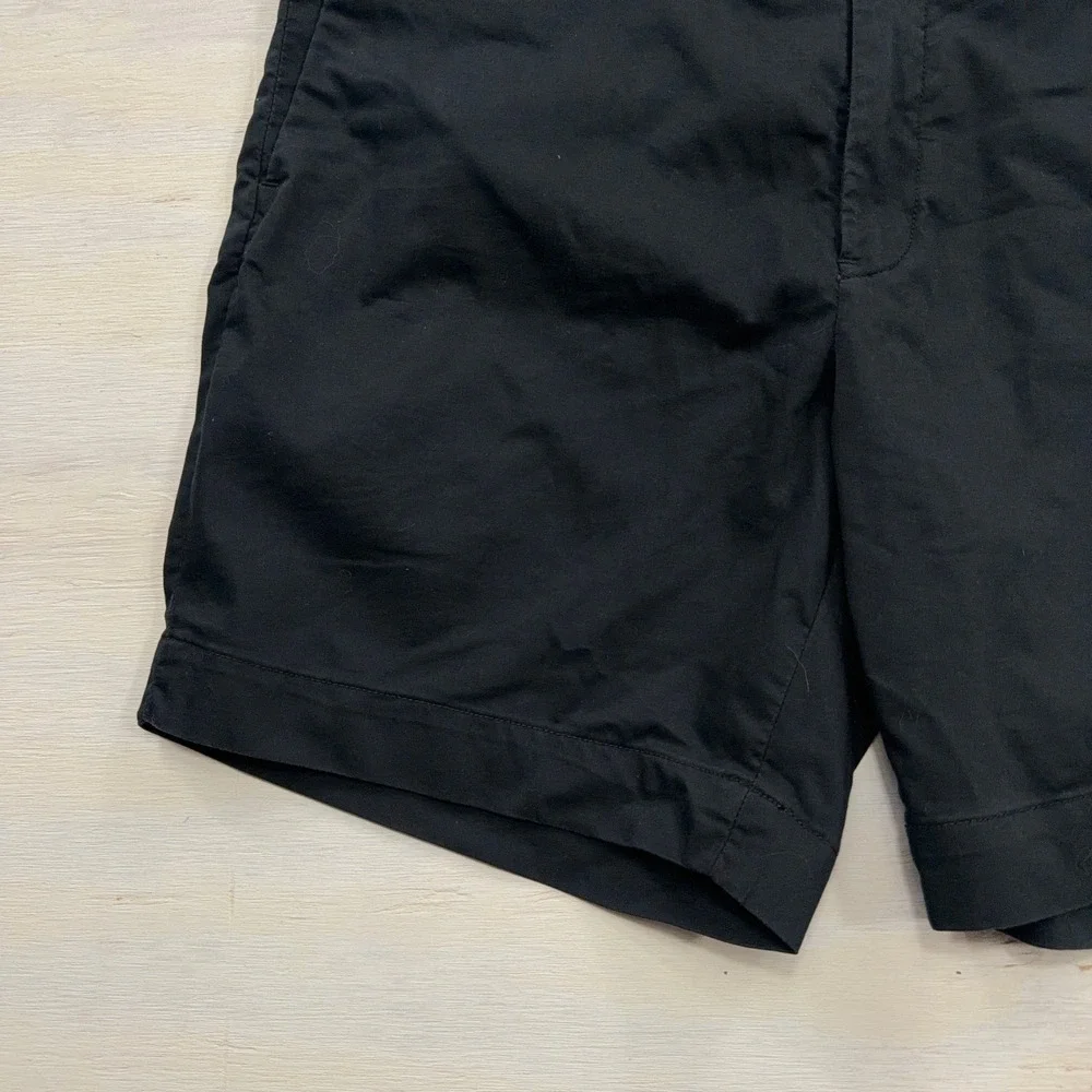 Polo Ralph Lauren Shorts Stretch Straight Fit 36 Chino Flat Front Navy Mens